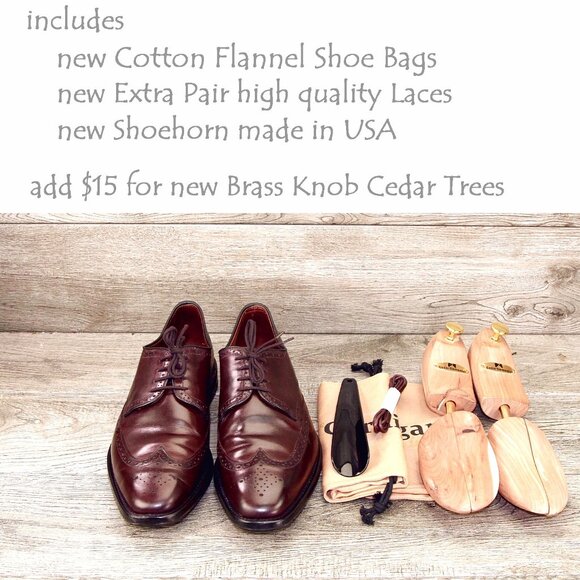 Allen Edmonds BEL AIR 11.5 D Burgundy * add $15 new Cedar Trees main image 13